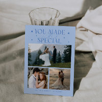 Foto de boda especial Hielo Azul You Made It Speci