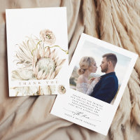 Foto de Boda Floral de Grass Boho Protea Pampas
