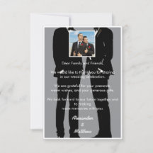 Foto de boda gris de hombres gays modernos elegant