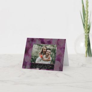 Tarjeta De Agradecimiento Foto de Couple Blank Inside