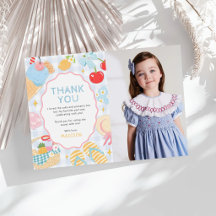 Foto de cumpleaños de niñas con doodle pastel de p