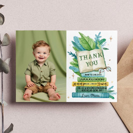 Tarjeta De Agradecimiento Foto de cumpleaños del primer capítulo