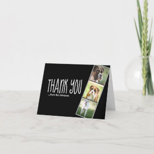 Tarjeta De Agradecimiento Foto de Filmstrip