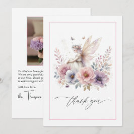 Tarjeta De Agradecimiento Foto de jardín de hadas