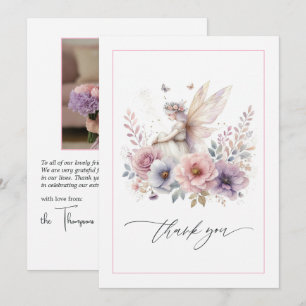 Tarjeta De Agradecimiento Foto de jardín de hadas