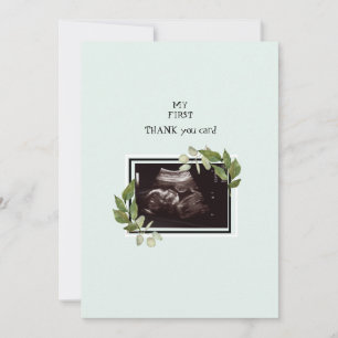 Tarjeta De Agradecimiento Foto de microecografía Gracias Punto de Vista del 