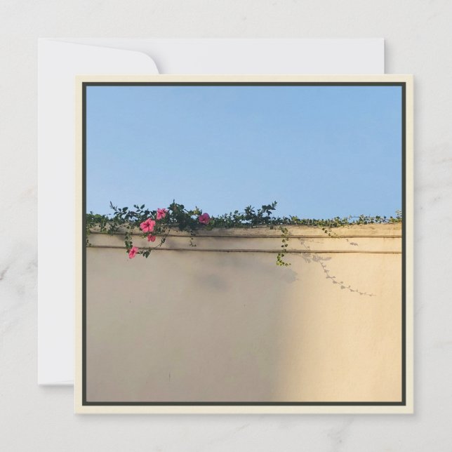 Tarjeta De Agradecimiento Foto de momento de calma (Anverso)