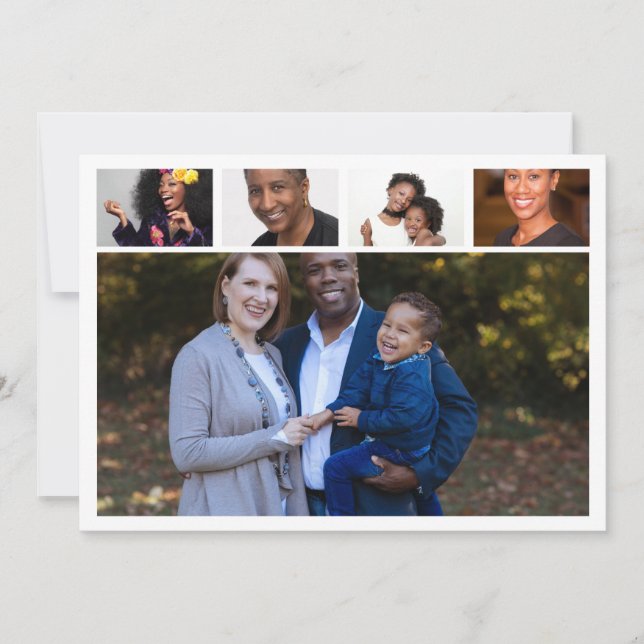 Tarjeta De Agradecimiento Foto de Reunion DIY5 | La familia se reúne (Anverso)