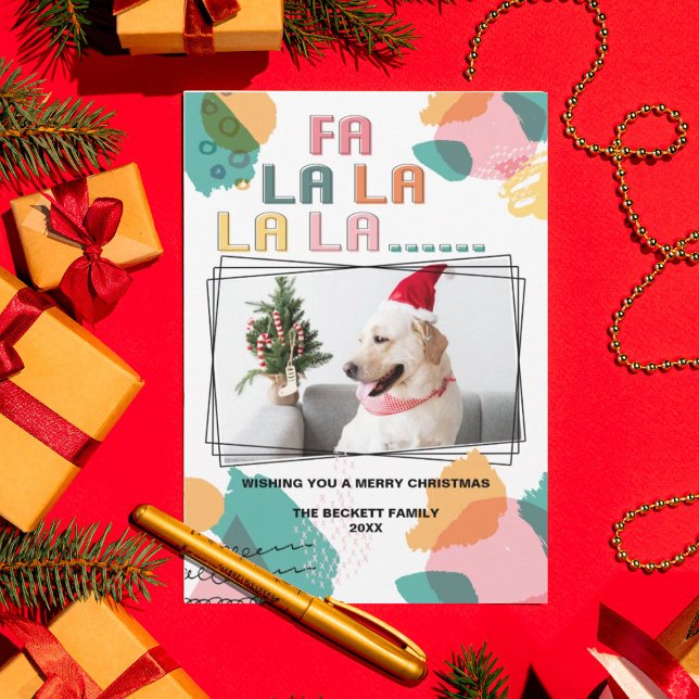 Tarjeta De Agradecimiento Foto de vacaciones abstracta moderna y luminosa (Subido por el creador)