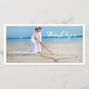 Tarjeta De Agradecimiento Foto del boda de PixDezines gracias