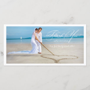 Tarjeta De Agradecimiento Foto del boda de PixDezines gracias