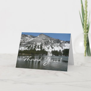 Tarjeta De Agradecimiento Foto del Parque Nacional Yosemite del Lago Snowya 