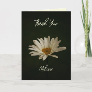 Tarjeta De Agradecimiento Foto floral de Casual Daisy personalizada