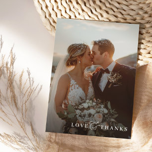 Tarjeta De Agradecimiento FOTO GRACIAS A USTED moderno overlay elegante ampe