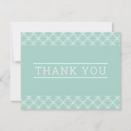 Tarjeta De Agradecimiento FOTO GRACIAS simple tipo moderno pastel menta