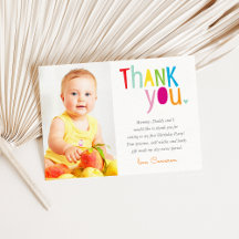 FOTO GRACIAS tipografía moderna colorida arcoíris