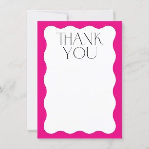 Tarjeta De Agradecimiento FOTO GRACIAS TÚ elegante y moderno serif rosa cali