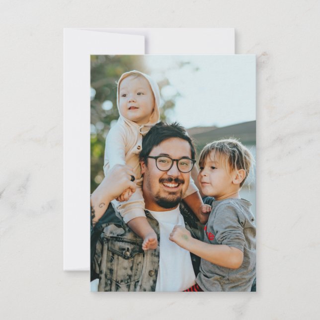 Tarjeta De Agradecimiento Foto personalizada (Anverso)