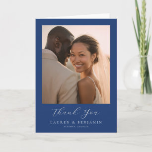 Tarjeta De Agradecimiento Foto Romántica de Navío