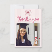Foto rosa Rubor Bow Graduation Party