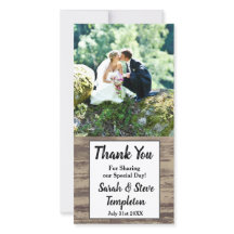 Foto Rustic Wood Boda Gracias