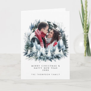 Tarjeta De Agradecimiento Fotografía de Año Nuevo