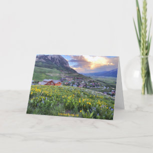 Tarjeta De Agradecimiento Fotografía de Crested Butte, CO