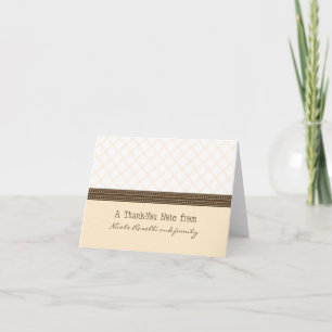 Tarjeta De Agradecimiento Fotografía de regalo de regalo de moda (dentro)