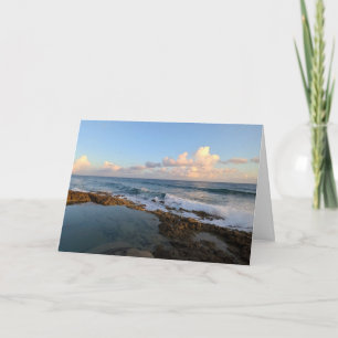 Tarjeta De Agradecimiento Fotografía del paisaje natural hawaiano