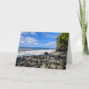 Tarjeta De Agradecimiento Fotografía del paisaje natural hawaiano