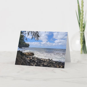 Tarjeta De Agradecimiento Fotografía del paisaje natural hawaiano