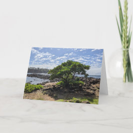 Tarjeta De Agradecimiento Fotografía del paisaje natural hawaiano
