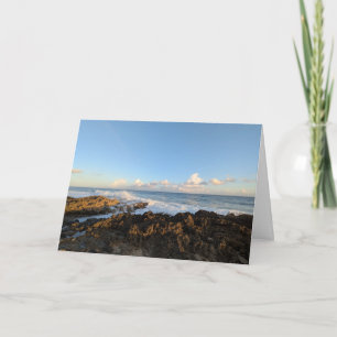 Tarjeta De Agradecimiento Fotografía del paisaje natural hawaiano