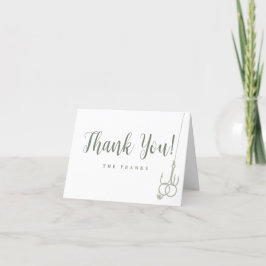 Tarjeta De Agradecimiento Fotografía doblada Pesca con anillos Gracias