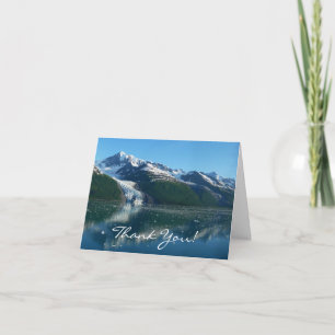 Tarjeta De Agradecimiento Fotografía Hermosa de Alaska College Fjord II