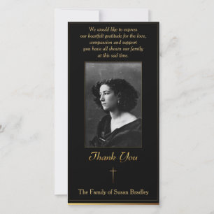 Tarjeta De Agradecimiento Fotografía Simpatía Gracias con la cruz de tubería