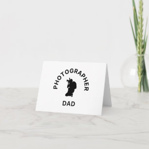 Tarjeta De Agradecimiento Fotógrafo Papá