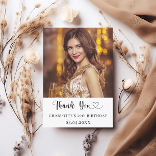 Tarjeta De Agradecimiento Fotos de cumpleaños