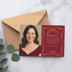 Tarjeta De Agradecimiento Fotos de cumpleaños con la mano arcoiris