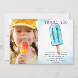 Tarjeta De Agradecimiento Fotos de helados Cumpleaños