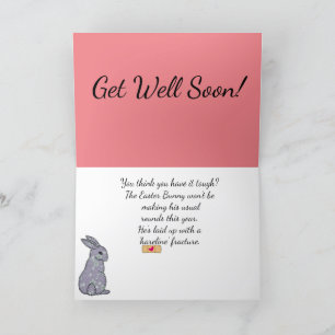 Tarjeta De Agradecimiento Fractura de "línea lisa"