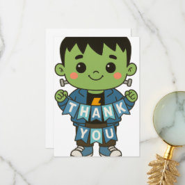 Tarjeta De Agradecimiento Frankie Boo Crew “Thank You” Card 