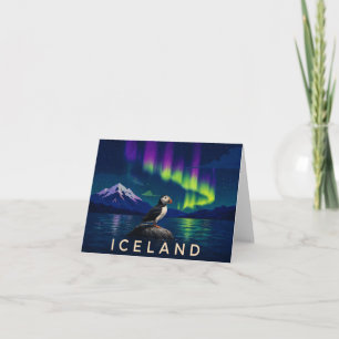 Tarjeta De Agradecimiento Fraser Atlántico Luces del Norte Islandia Gracias