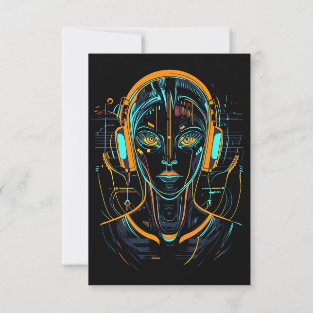Tarjeta De Agradecimiento Frecuencia Neural (Anverso)