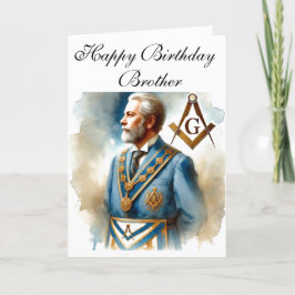 Tarjeta De Agradecimiento Freemason Masonic Mason Freemason Birthday