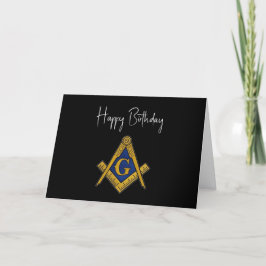 Tarjeta De Agradecimiento Freemason Masonic Mason Freemason Birthday