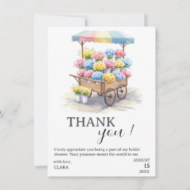 Tarjeta De Agradecimiento Fresa Fuera del Mercado Despedida de Soltera