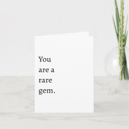 Tarjeta de agradecimiento fresca