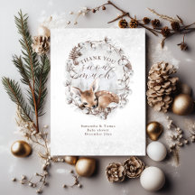 Frío de ciervo de Woodland fuera del Baby Shower i