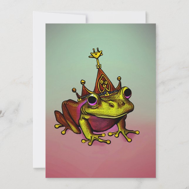 Tarjeta De Agradecimiento Froggy (Anverso)